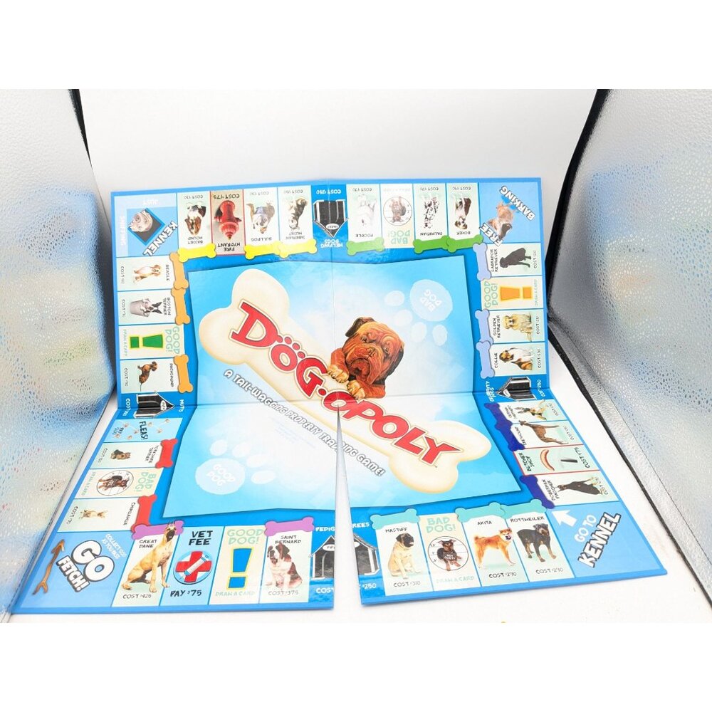Dog-opoly Edition Game Board And instructions